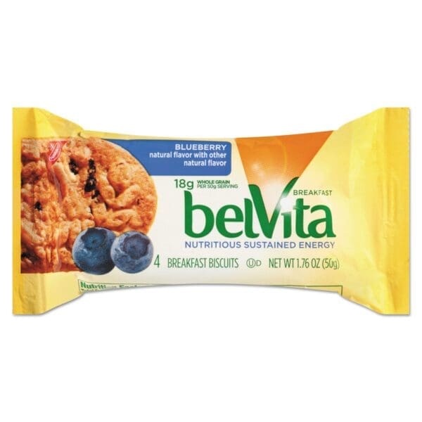 Belvita blueberry breakfast biscuits, 1.76 oz.