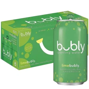 A can of bubly is shown in this image.