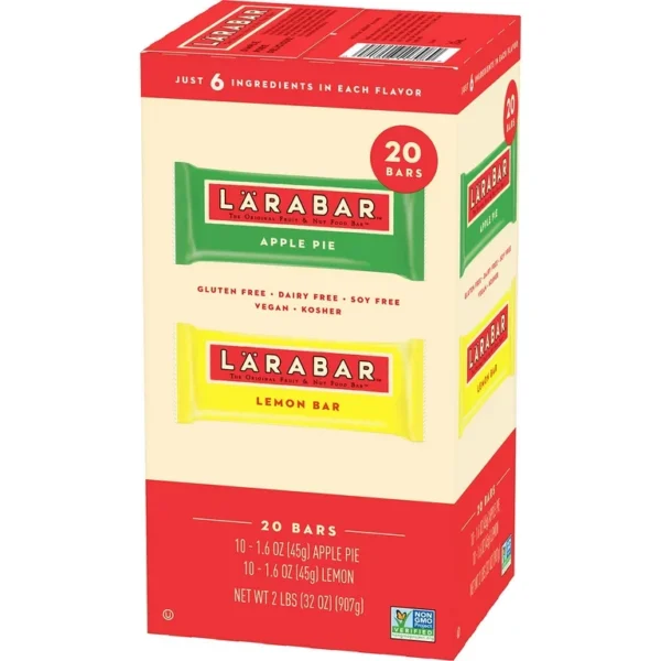 20 Larabar bars, apple pie & lemon