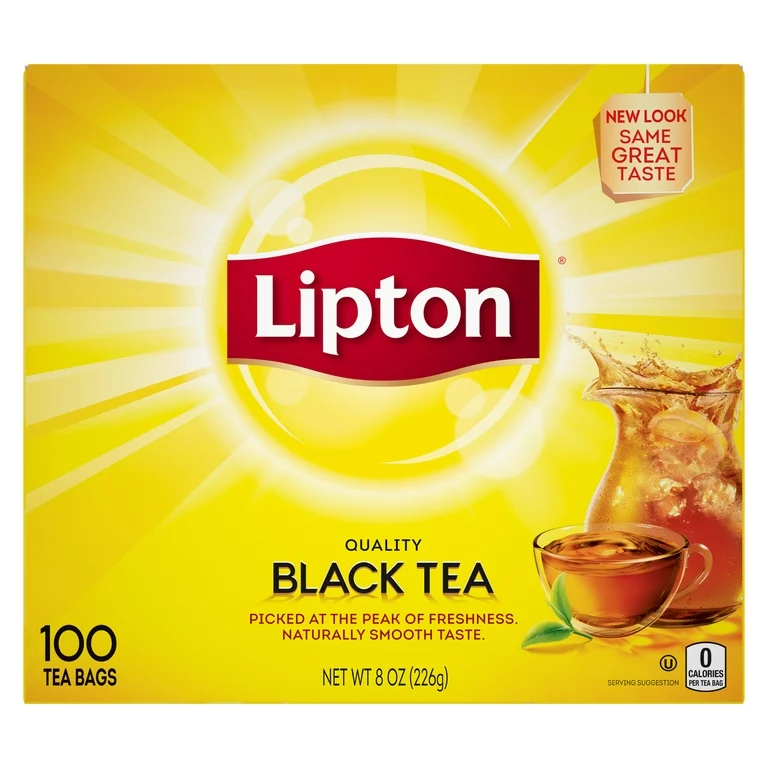 Lipton Black Tea, 100 tea bags.