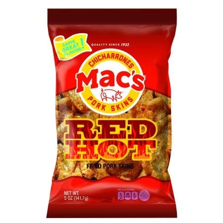 Mac's Red Hot Fried Pork Skins