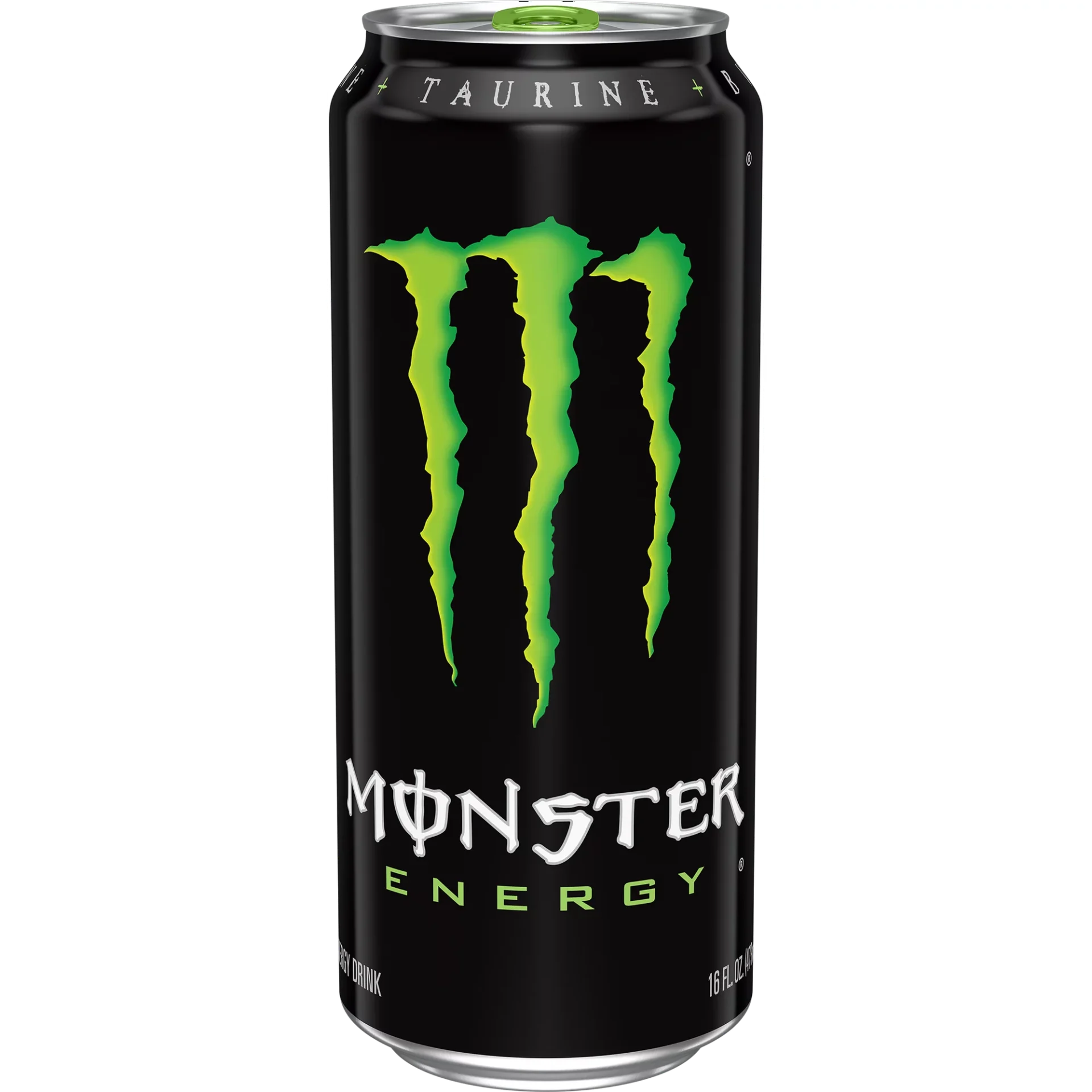 Black can of Monster Energy drink.