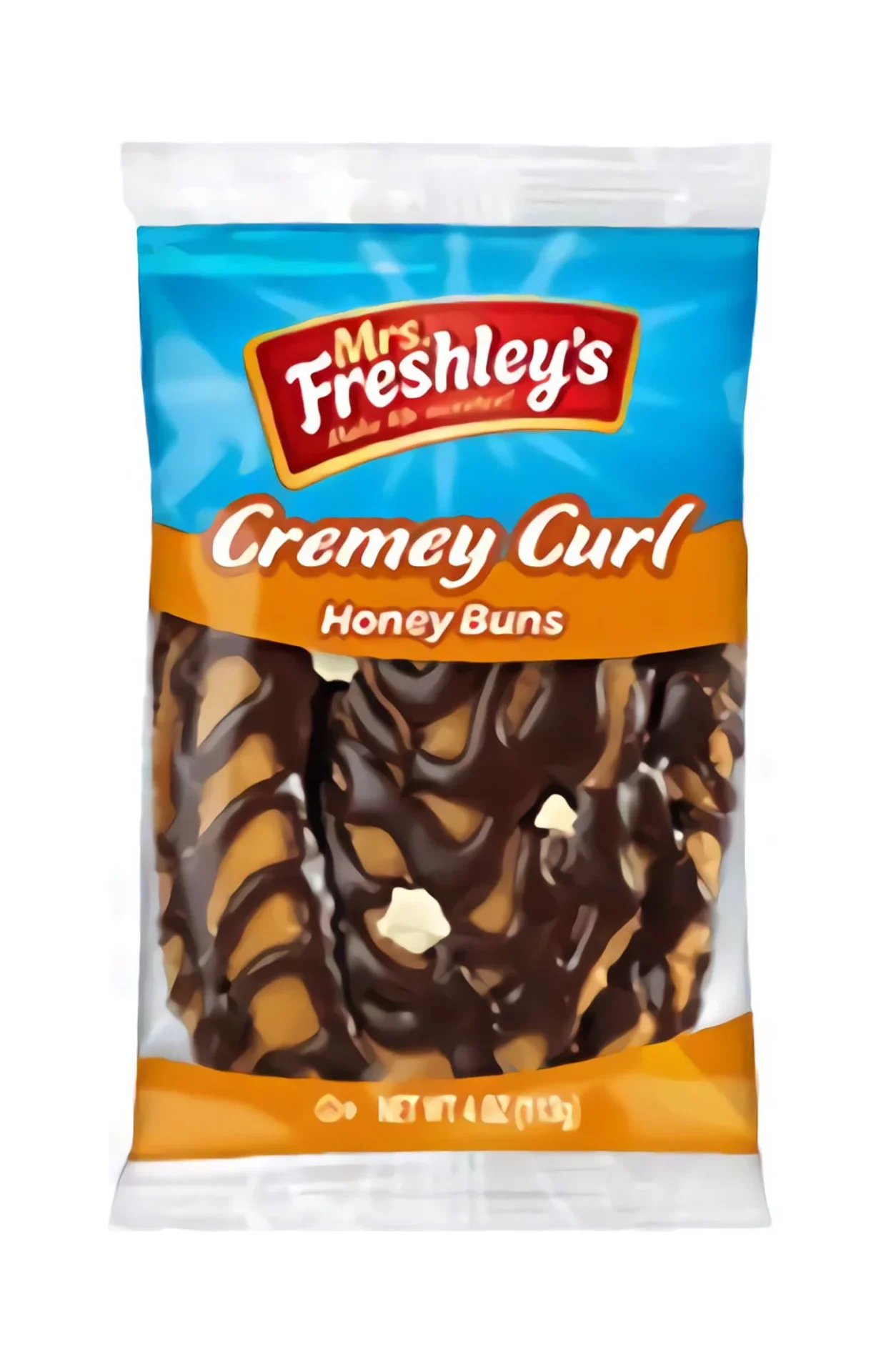 Mrs. Freshley's Creme Curl Honey Buns.