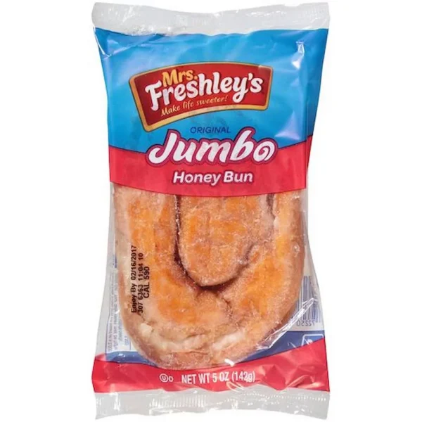 Mrs. Freshley's jumbo honey bun.