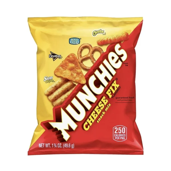 Munchies Cheese Fix snack mix bag.