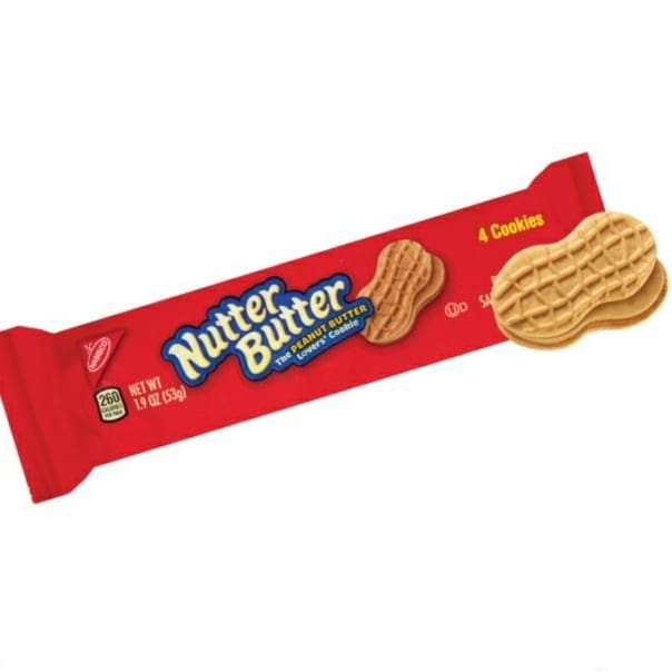 Nutter Butter peanut butter cookies, 4 pack.