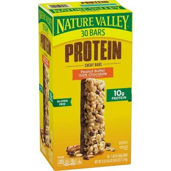 Nature Valley Protein Bars, Peanut Butter & Dark Chocolate.