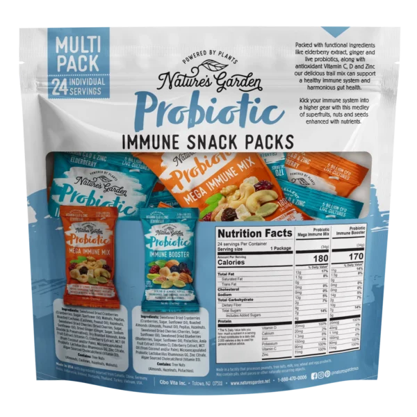 Nature's Garden Probiotic Immune Snack Packs