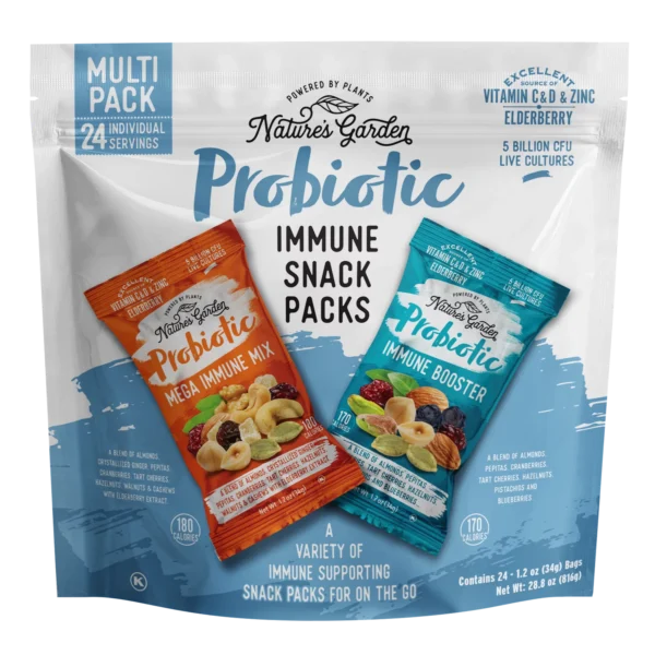 Nature's Garden probiotic snack packs.