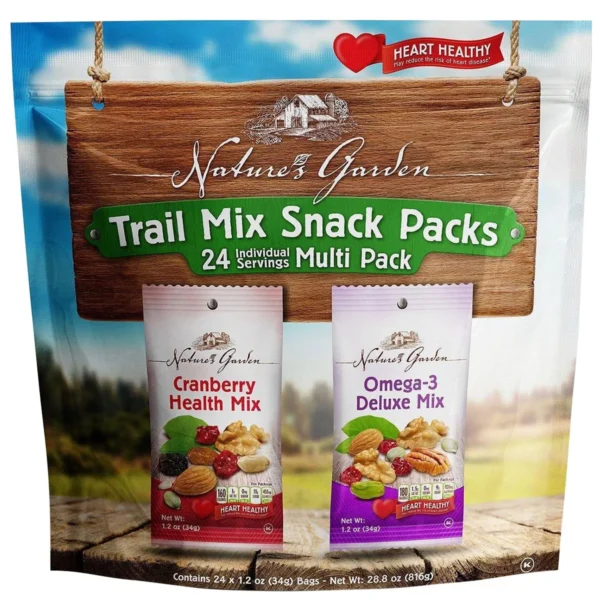 Nature's Garden Trail Mix Snack Packs, 24 Servings