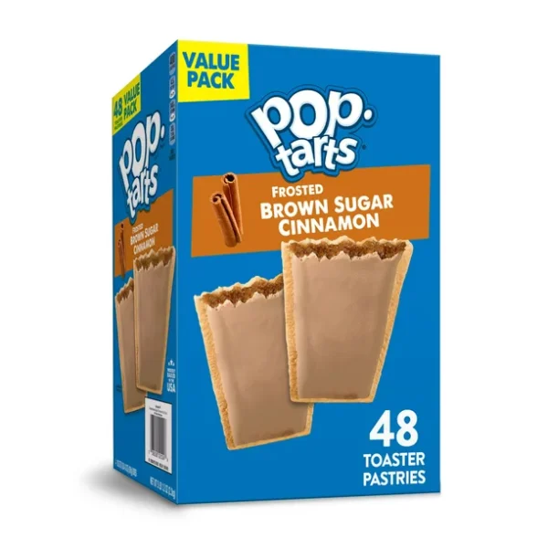 Pop-Tarts Frosted Brown Sugar Cinnamon 48 pack.