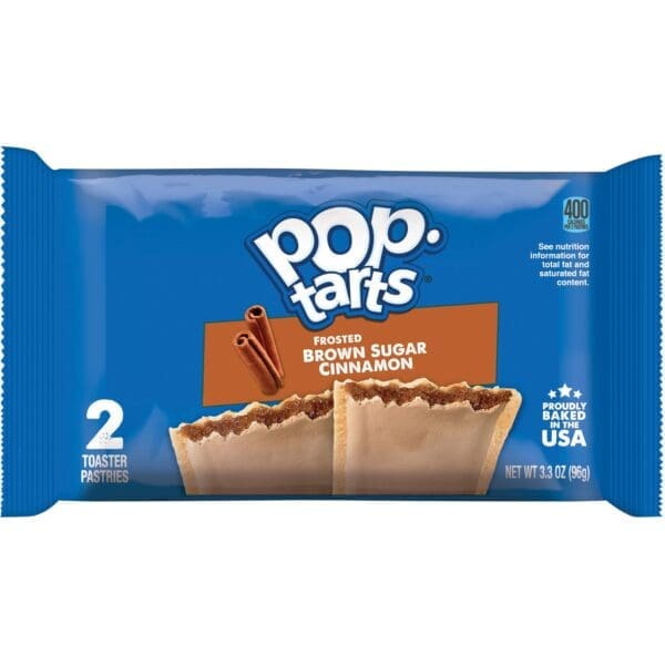 Pop-Tarts frosted brown sugar cinnamon, 2 pack.