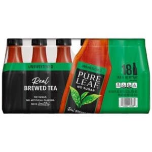 Pure Leaf Unsweetened Real Brewed Tea 18 Pack