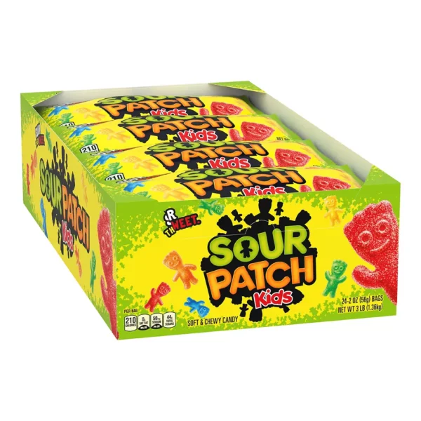 Sour Patch Kids candy, 24-count box.