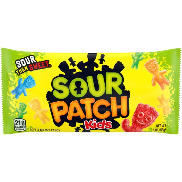 Sour Patch Kids candy package.