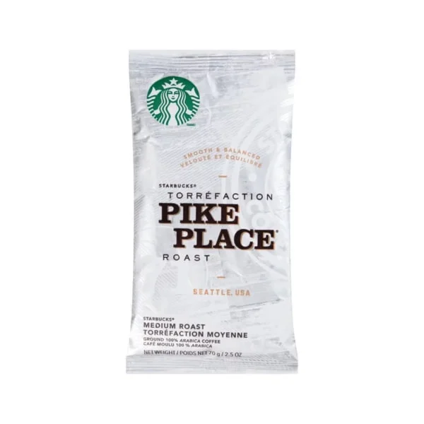 Starbucks Pike Place Roast coffee bag