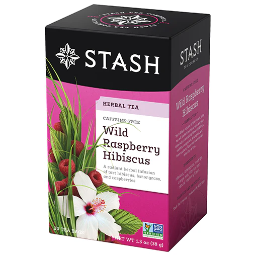 Stash Wild Raspberry Hibiscus Herbal Tea