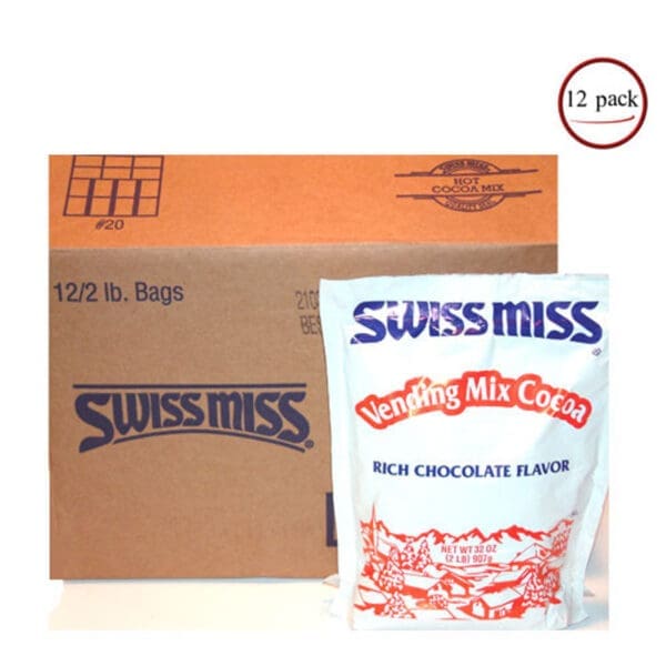 12 pack Swiss Miss cocoa mix bags