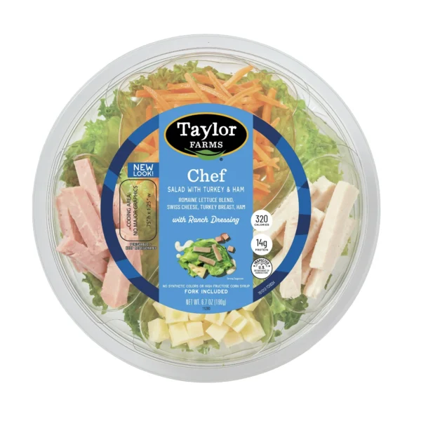 Taylor Farms Chef Salad with Turkey & Ham