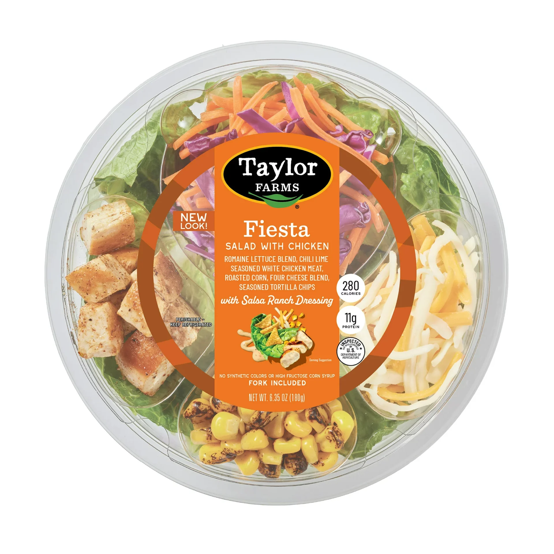 Taylor Farms Fiesta Chicken Salad Bowl.