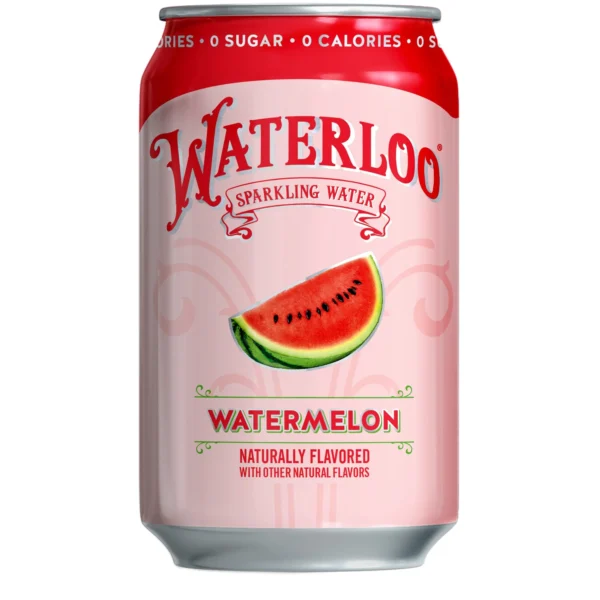 Waterloo Watermelon Sparkling Water Can