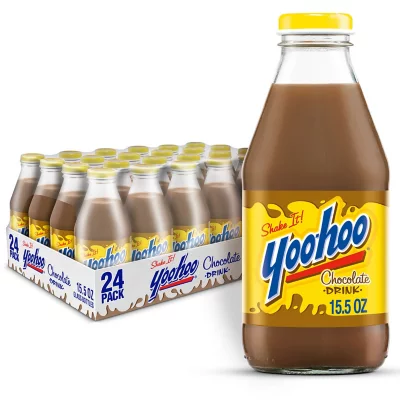 24 pack of Yoohoo chocolate drink.