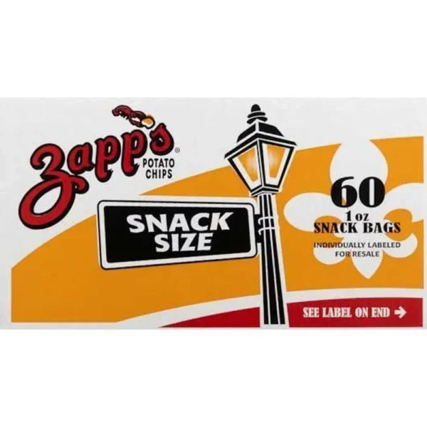 Zapp's potato chips snack size bags.