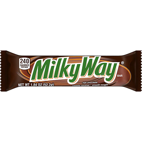 Milky Way chocolate candy bar.