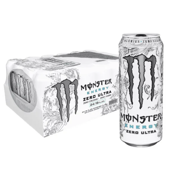 24 pack Monster Energy Zero Ultra cans.